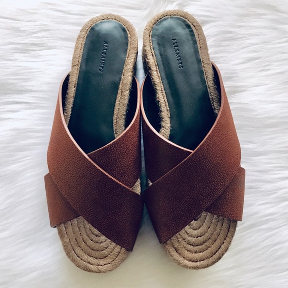 All Saints Shoes - ALLSAINTS  Harlem Platform Sandal
brick brown 37